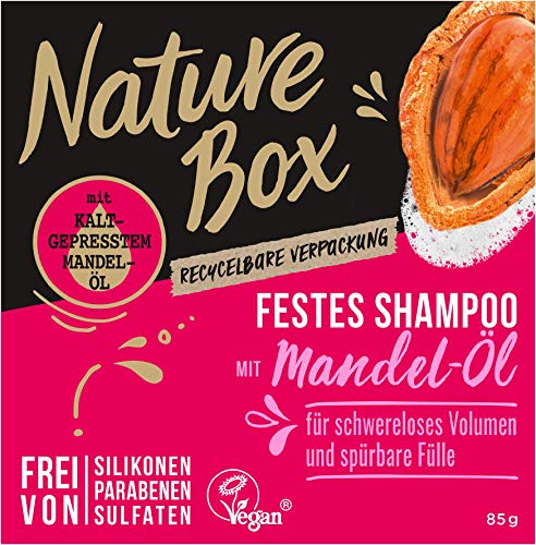 Festes Shampoo Nature Box Fest-Shampoo Mandel-Öl, 1er Pack (1 x 85 g)