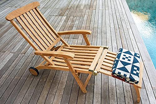 Deckchair Villeroy & Boch, Sunrise, klappbar, aus 100% Teakholz