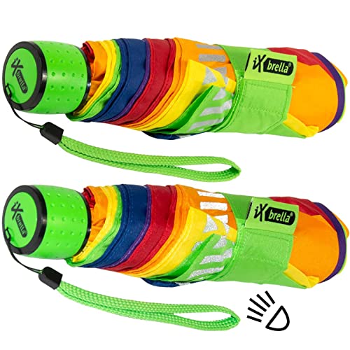 Taschenschirm iX-brella Mini Kinderschirm Safety Reflex extra leicht