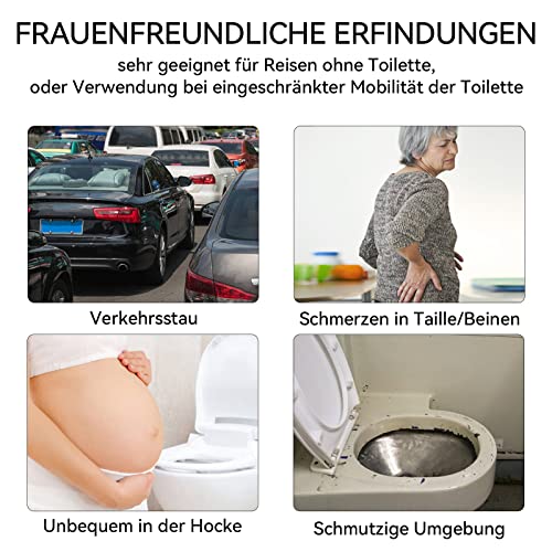 Urinella Sunany für Frauen, Weibliches Urinal Silikontrichter