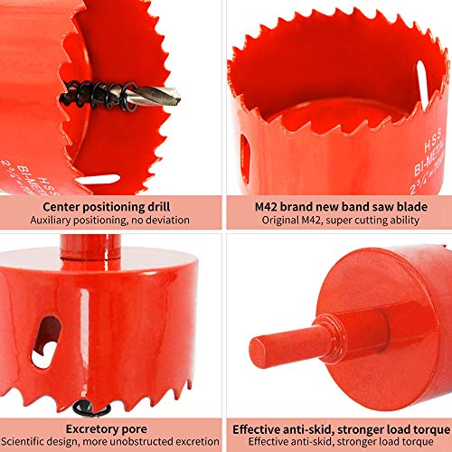 Kreisschneider Laiwei Hole Saw Drill Bit HSS Hole Cutter with Arbor