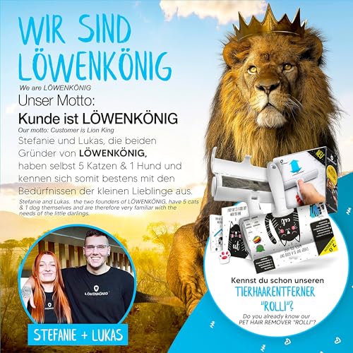 Haustierbürste LÖWENKÖNIG ® KRALLI 2.0 Verbesserte