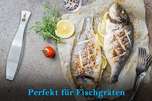 Grätenzange SMI Grätenpinzette Fisch Edelstahl