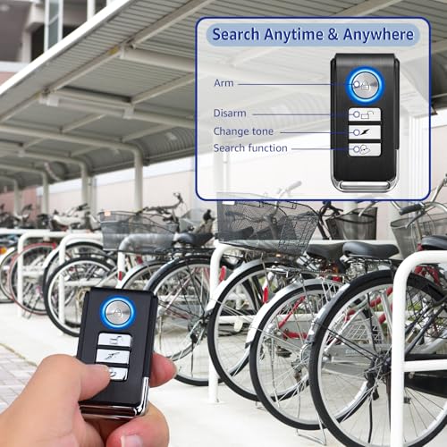 Fahrrad-Diebstahlschutz Cruxer Fahrrad Alarmanlage mit USB