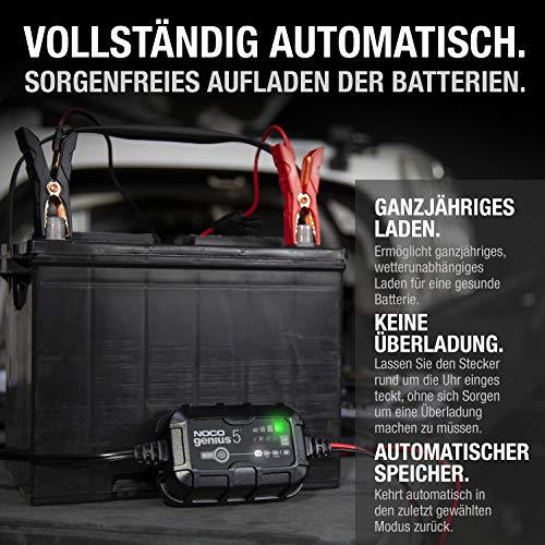 Autobatterie-Ladegerät NOCO GENIUS5EU, 5A Autobatterie