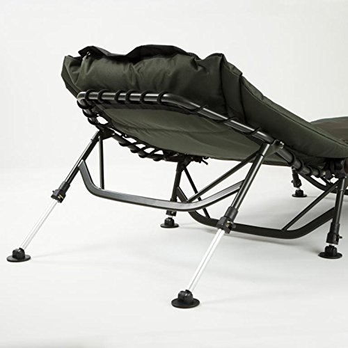 Campingliege Mostal 8-Bein Luxus Karpfenliege Bedchair