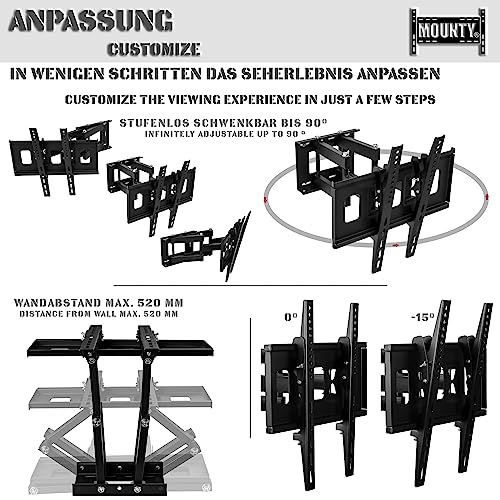 TV-Wandhalterung-65-Zoll MOUNTY TV Wandhalterung MY156