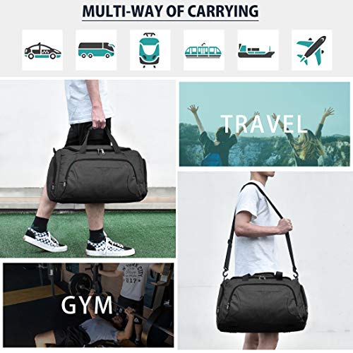 Sporttasche mit Schuhfach NUBILY Sporttasche Herren Reisetasche