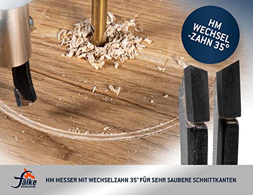 Kreisschneider Falke Werkzeuge Falke FKS-H 120 – Universal für Holz