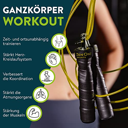 Profi-Springseil ZenOne Sports ZenRope Springseil, Speed Rope