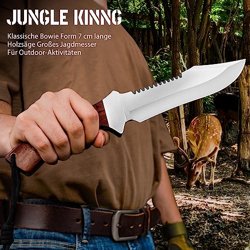 Outdoormesser NedFoss JUNGLE-KING Jagdmesser, 33cm Messer Outdoor