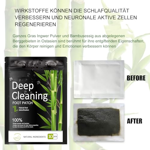 Detox-Fußpflaster HonLena 20 Stück Detox Fußpflaster