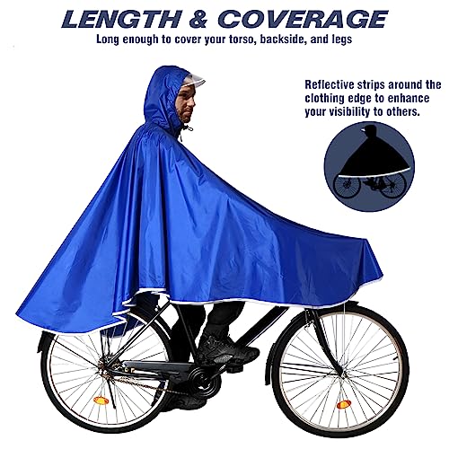 Regenponcho Fahrrad Anyoo Wasserdicht Radfahren Regen