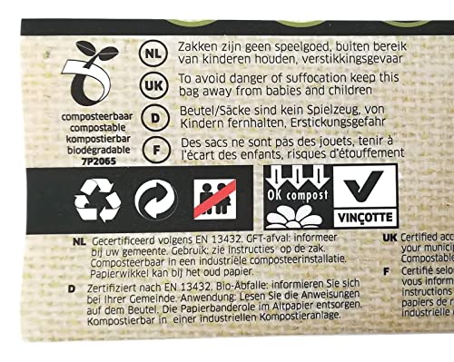 Kompostierbare Müllbeutel Dumil Müllbeutel Bio, Grün, 20 Liter