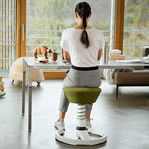 Rollhocker aeris Swopper, ergonomischer Hocker, Bürohocker