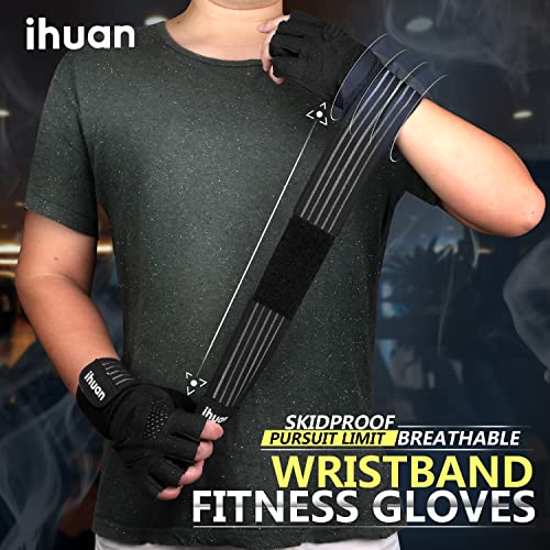 Fitness-Handschuhe Herren ihuan Belüftete Fitness Handschuhe