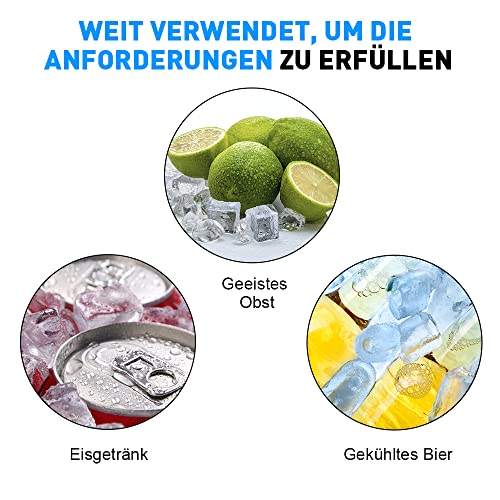 Eiskübel FiveHome 2L Eiswürfelbehälter Edelstahl