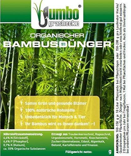 Bambusdünger Jumbogras Öko mit Langzeit-Wirkung