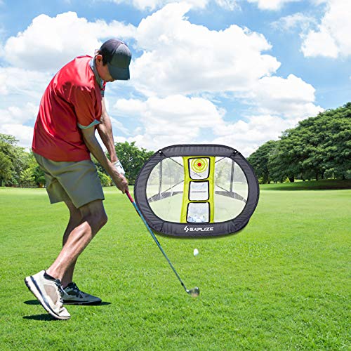 Golf-Übungsnetz SAPLIZE Golf Chipping Netz, Stark stabiles Pop Up