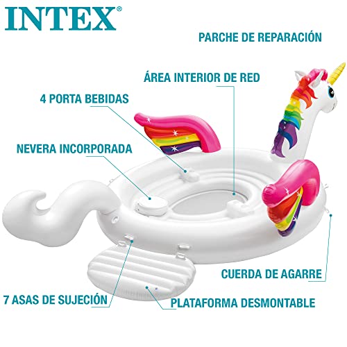 Badeinsel Intex 57266 Party Einhorn