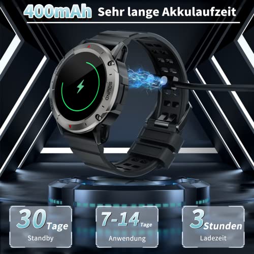 Smartwatch Android Herren PASONOMI Smartwatch Herren