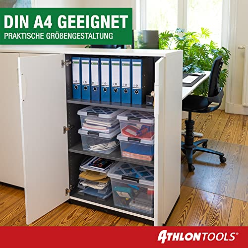 Aufbewahrungsbox ATHLON TOOLS 4x 12.5 L mit Deckel