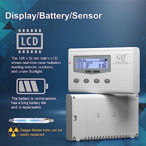 Geigerzähler GQ GMC-300S Digital Nuclear Radiation Detector Monitor