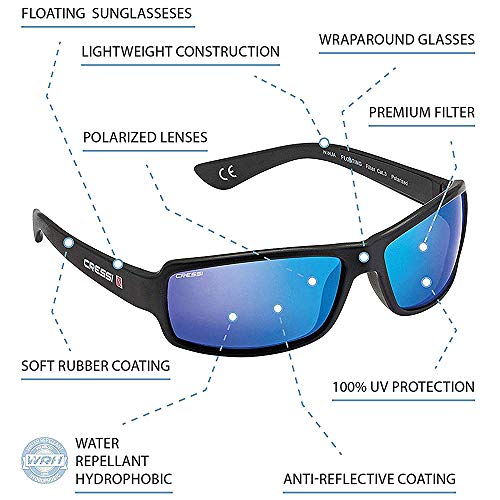 Ski-Sonnenbrille Cressi Ninja Floating oder Flex, Unisex Adult