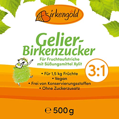 Gelierzucker Birkengold Gelier Birkenzucker (Xylit), 500g