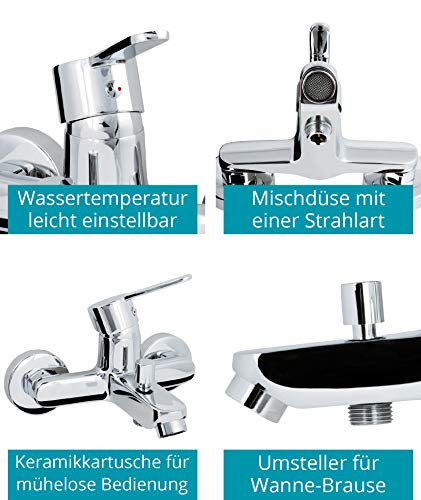 Wannenarmatur Calmwaters ® Bade Original mit Umsteller