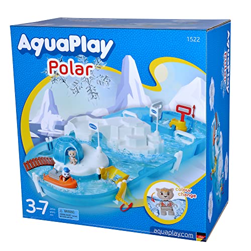 Wasserbahn AquaPlay – Polar – mit Eisberg, Stausee und Rampe