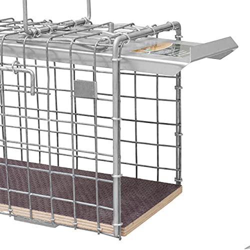 Marderfalle 123jagd 80x15x19cm mit Holzboden Kaninchenfalle