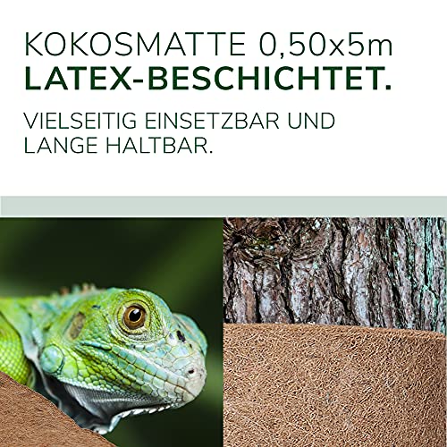 Kokosmatte Natursache Meterware 0,50m x 5m (7mm dick)