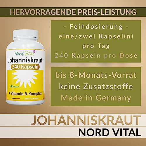 Johanniskraut Nord Vital NEU! Extrakt – 5000 mg pro Tagesdosis