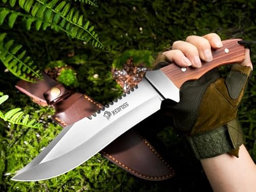 Outdoormesser NedFoss JUNGLE-KING Jagdmesser, 33cm Messer Outdoor