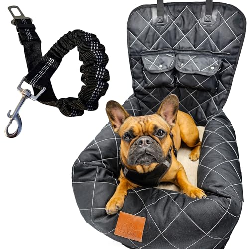 Hunde-Autositz fell&bell – Premium Hunde Autositz