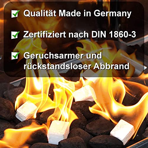 Kaminanzünder FLAMMBURO 1152 Stück Anzündwürfel Paraffin