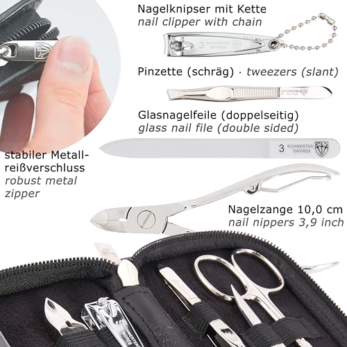 Nagelscheren-Set Drei Schwerter, 6-tlg. Nagelset ‘Verona’