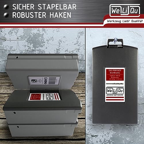 Metallbohrer WeLiQu Hochwertiges HSS-R Bohrerset – Präzisionsbohrer