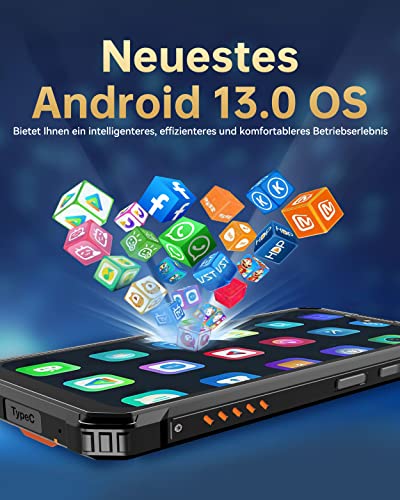 Oukitel-Handy OUKITEL WP23 Android 13 Outdoor Handy 10,600 mAh Rugged