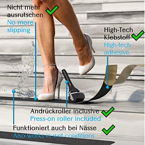 Antirutschstreifen Treppe cocofy Anti-Rutsch Sticker für Treppen