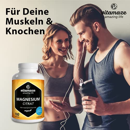 Magnesiumcitrat Vitamaze – amazing life Magnesium-Citrat Kapseln