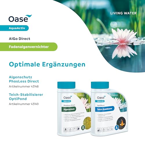 Mittel gegen Fadenalgen Oase 43139 AquaActiv AlGo Direct