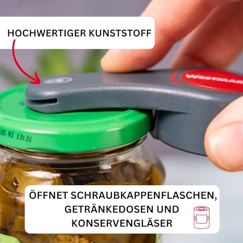 Flaschenöffner für Senioren Westmark Kombiöffner, Multi-Öffner