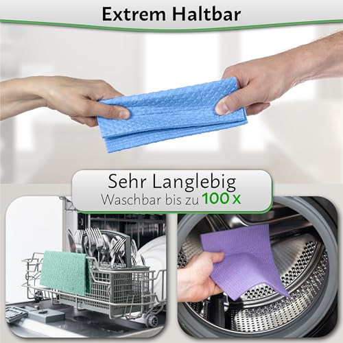 Spültuch Green Dodo Spüllappen 10er Pack – Abwaschlappen Küche