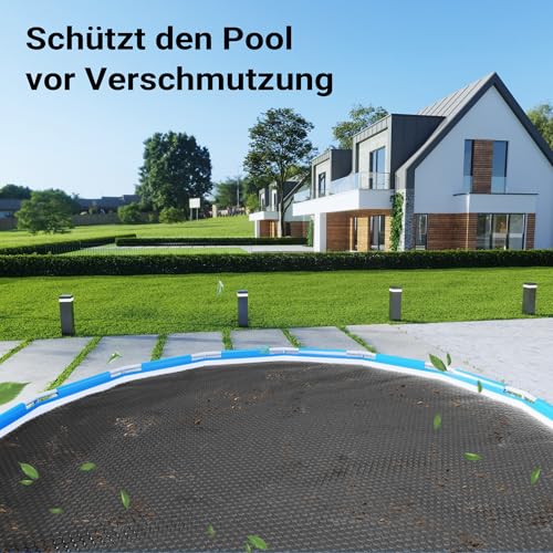 Poolabdeckung rund Wiltec Pool Solarfolie, Poolheizung Rund