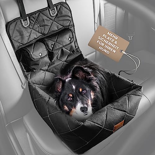 Hunde-Autositz fell&bell – Premium Hunde Autositz