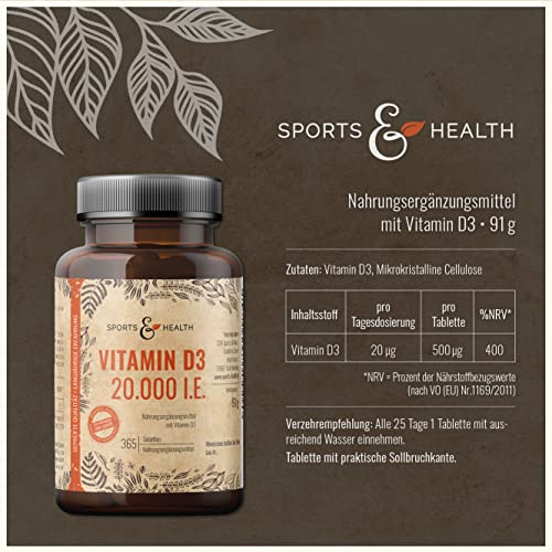 Vitamin-D-Präparate CDF Sports & Health Solutions Vitamin D3