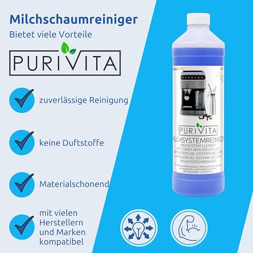 Milchsystemreiniger Purivita, Kaffeevollautomat