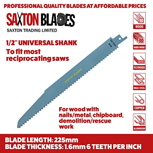 Säbelsägeblätter Saxton 20-Klingen-Säbelsäge von Blades